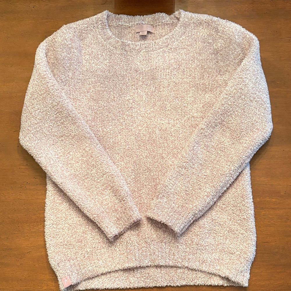 Barefoot Dreams Cozy Chic Seaside Crewneck Sweater - Picture 3 of 3